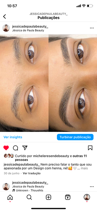 Aplicação de Henna